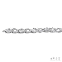 Silver Diamond Bracelet