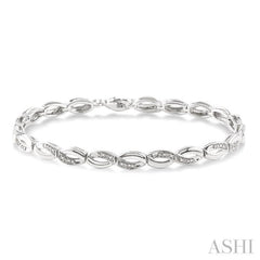 Silver Diamond Bracelet