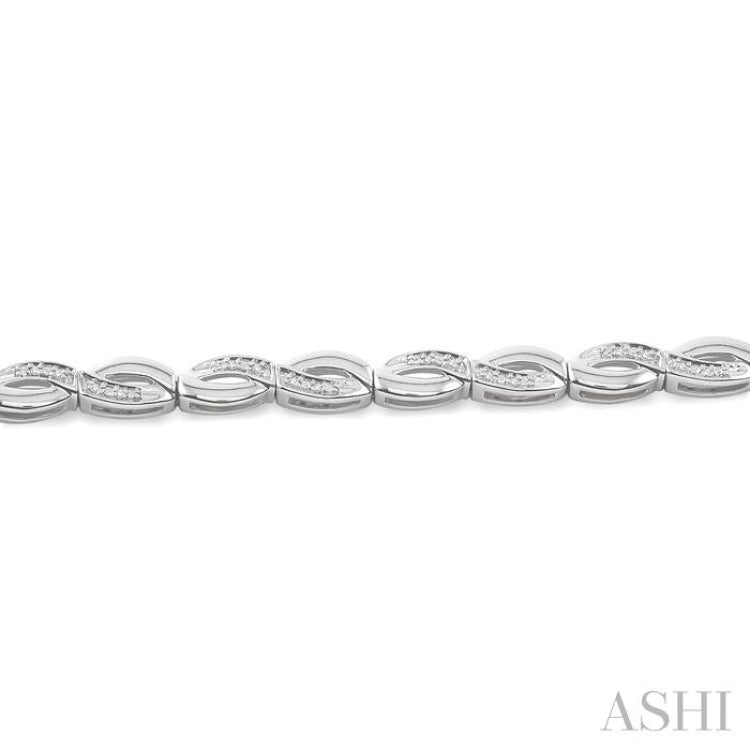 Silver Diamond Bracelet