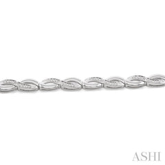 Silver Diamond Bracelet