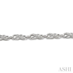 Silver Diamond Fashion Bracelet