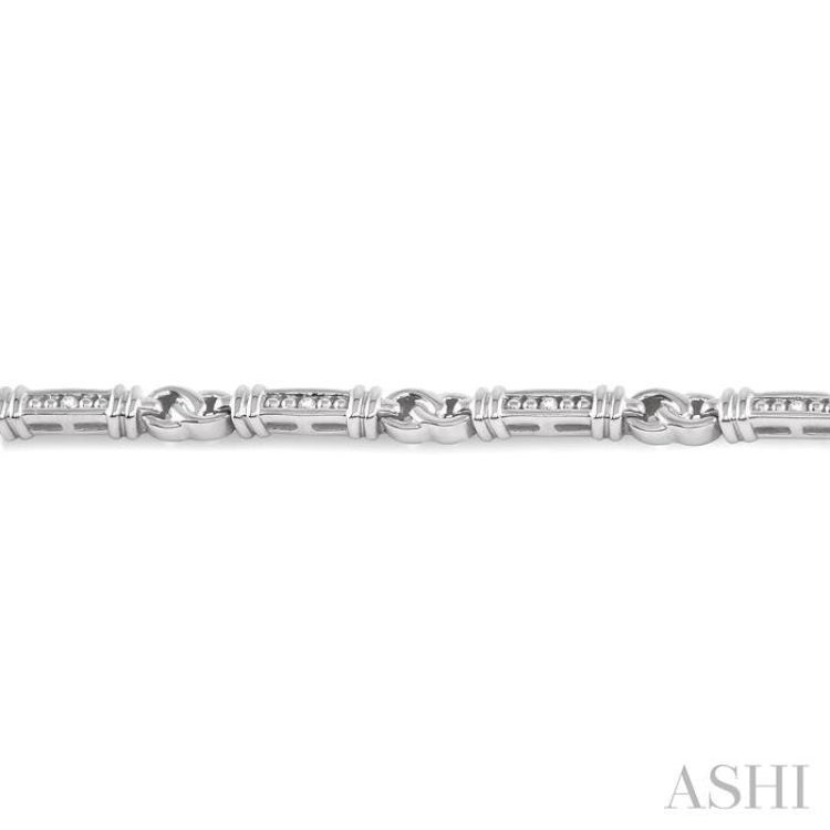 Silver Diamond Bracelet