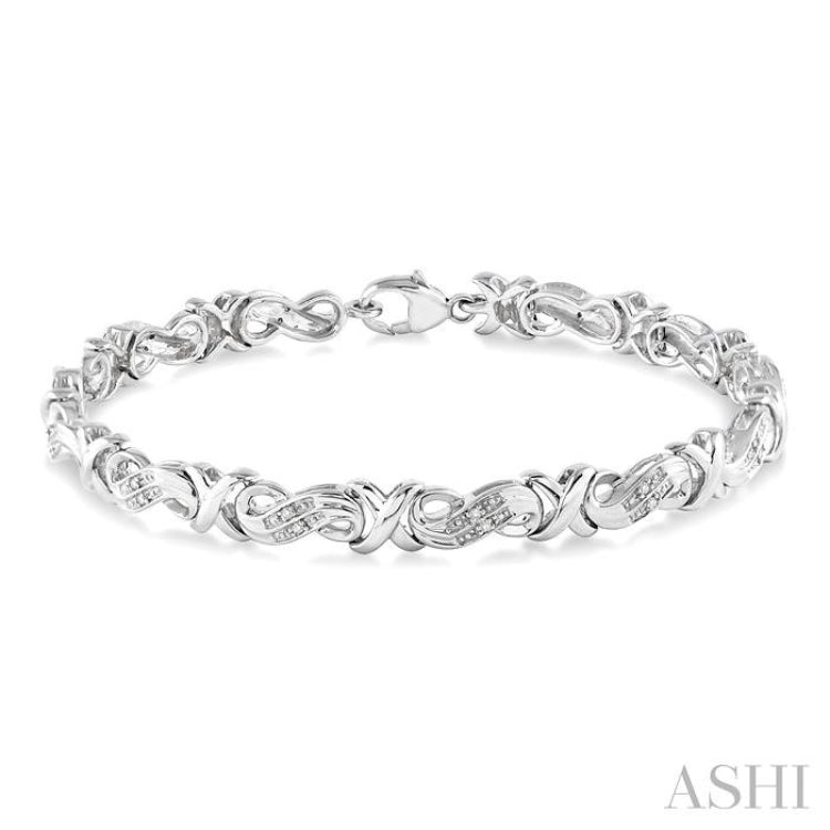 Silver Diamond Bracelet