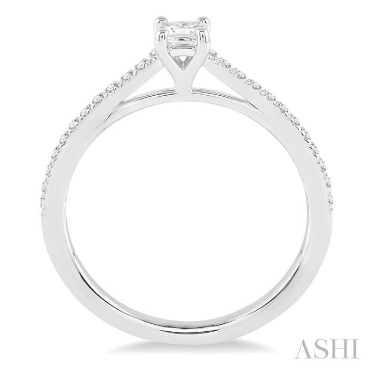 Princess Shape Diamond Engagement Ring