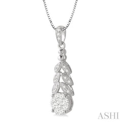 Round Shape Lovebright Diamond Pendant