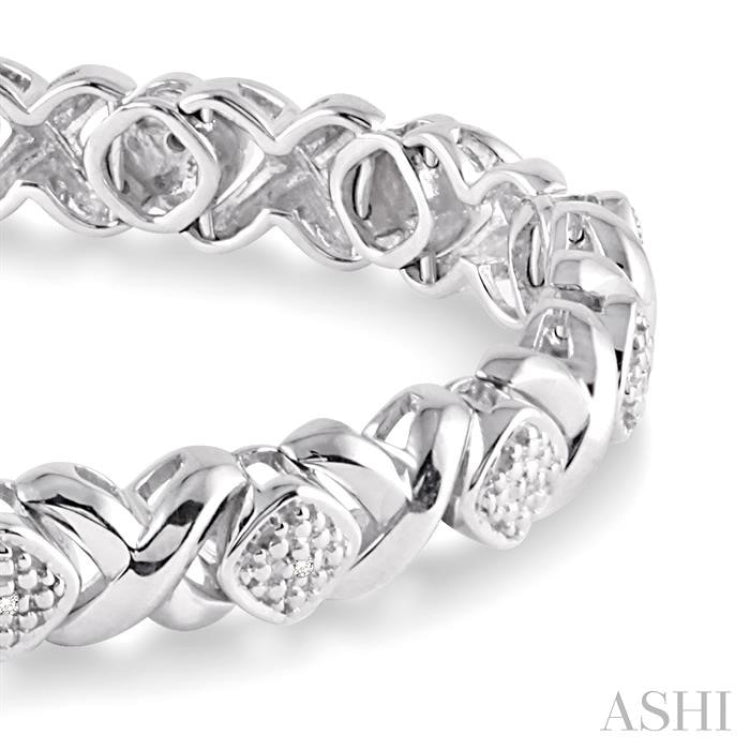 Silver Diamond Bracelet