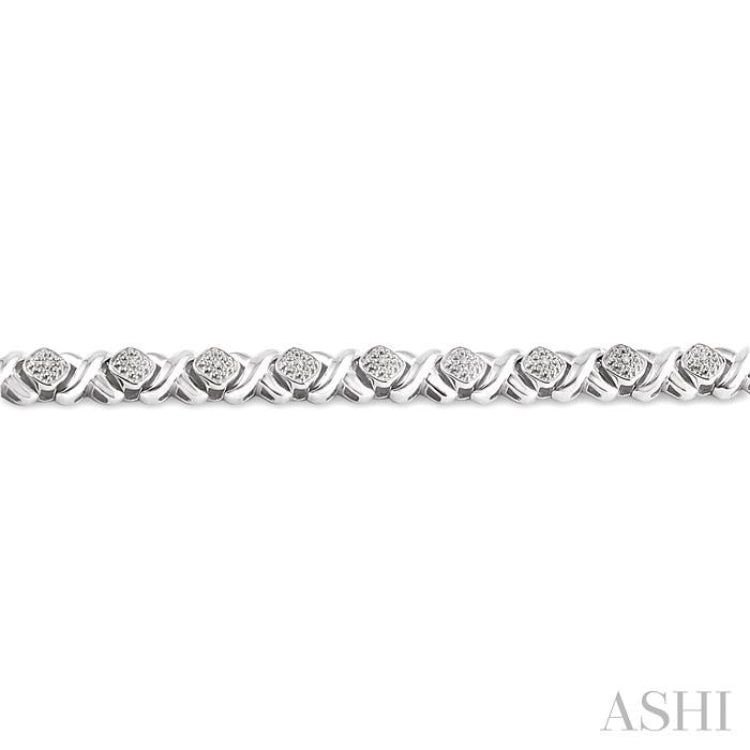 Silver Diamond Bracelet