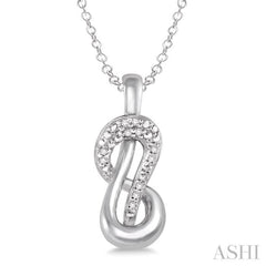 Silver Diamond Fashion Pendant