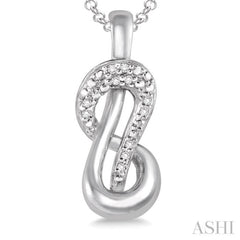 Silver Diamond Fashion Pendant