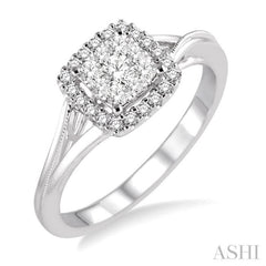 Halo Lovebright Diamond Engagement Ring