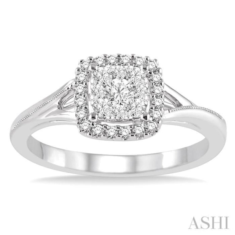 Halo Lovebright Diamond Engagement Ring