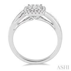 Halo Lovebright Diamond Engagement Ring