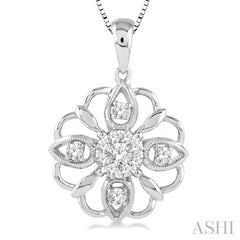 Flower Lovebright Diamond Fashion Pendant