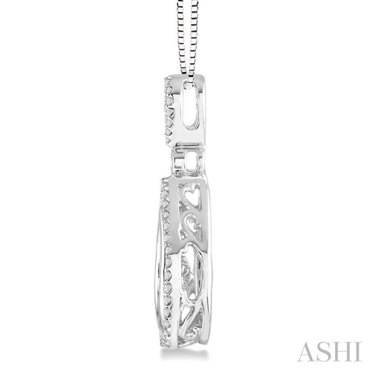 Pear Shape Emotion Diamond Pendant