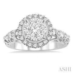 Halo Lovebright Diamond Engagement Ring