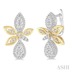 Flower Halo Lovebright Diamond Fashion Earrings