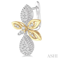 Flower Halo Lovebright Diamond Fashion Earrings