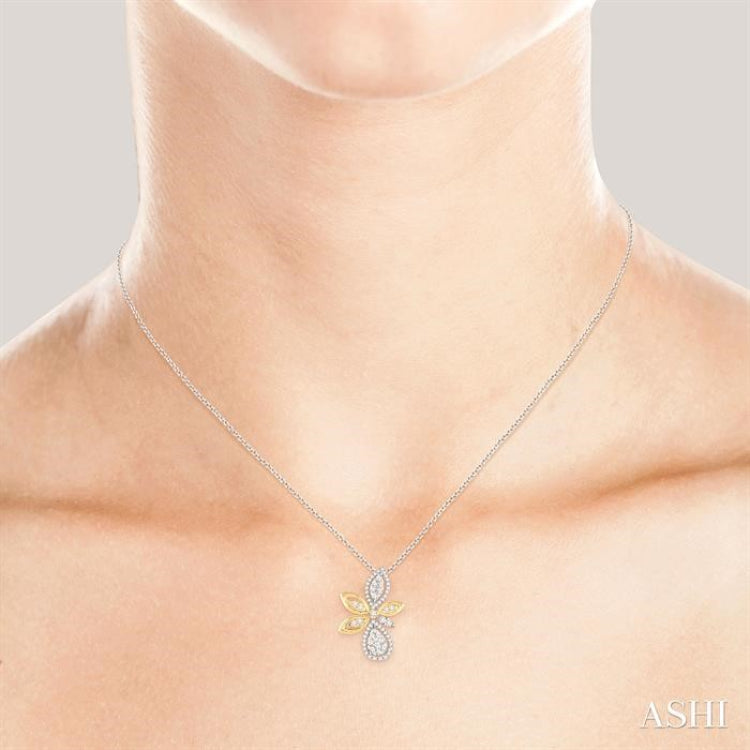 Flower Halo Lovebright Diamond Fashion Pendant