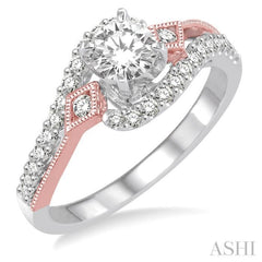 Round Shape Diamond Engagement Ring