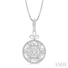 Circle Lovebright Diamond Fashion Pendant