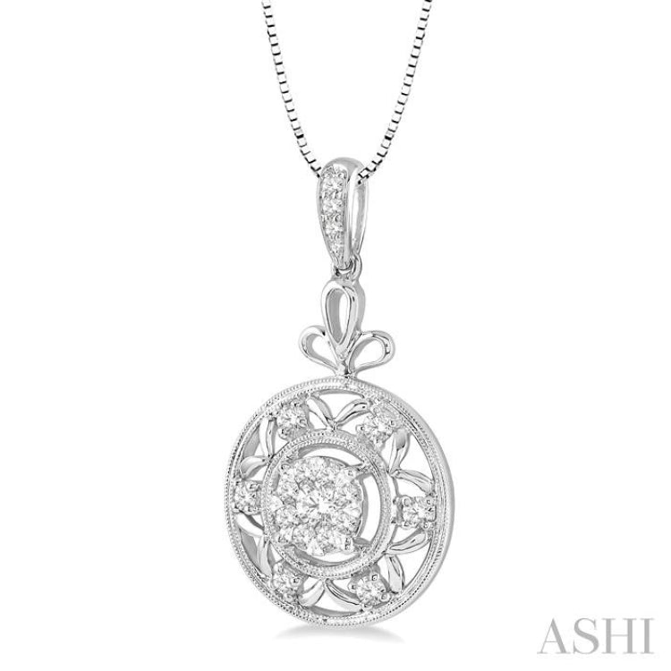 Circle Lovebright Diamond Fashion Pendant