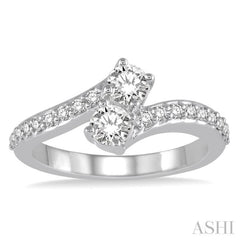 2 Stone Diamond Ring