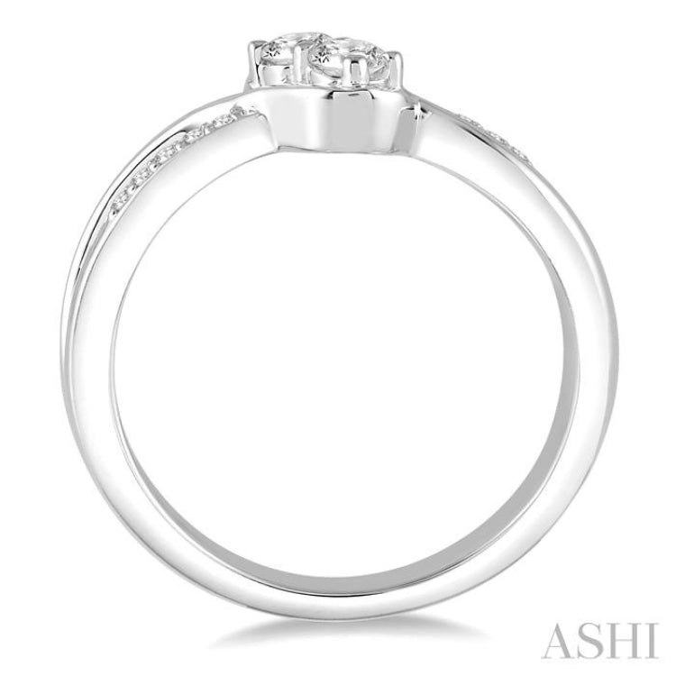 2 Stone Diamond Fashion Ring