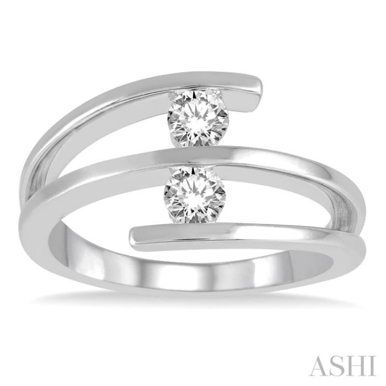 2 Stone Diamond Fashion Ring