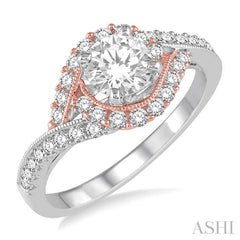 Round Shape Diamond Engagement Ring