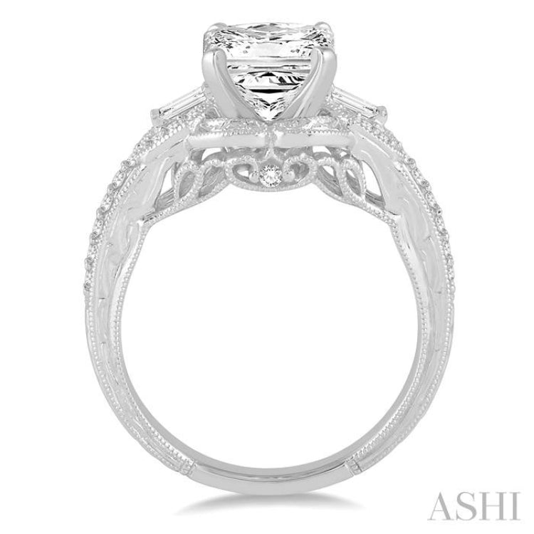 Princess Shape Diamond Engagement Ring