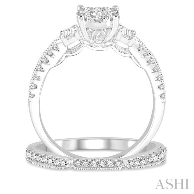 Lovebright Diamond Wedding Set