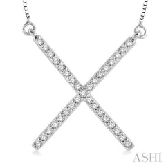 'X' Diamond Fashion Pendant