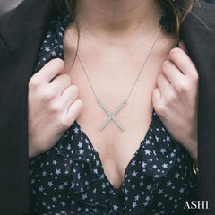 'X' Diamond Fashion Pendant