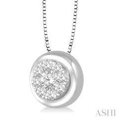 Round Shape Lovebright Essential Diamond Pendant