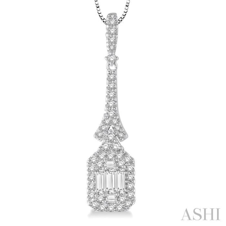 Halo Fusion Diamond Pendant