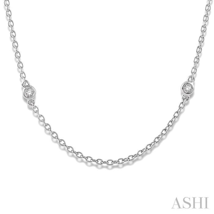 Diamond Station Necklace