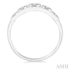 Stackable Round Shape Diamond Promise Ring