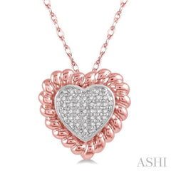 Heart Shape Diamond Fashion Pendant