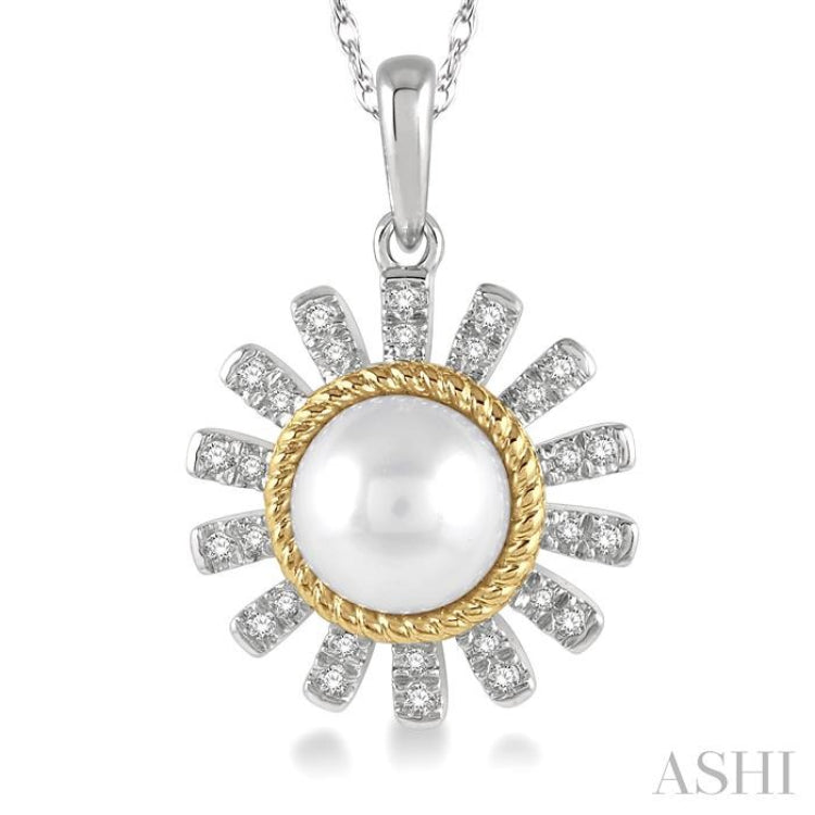 Pearl & Diamond Pendant