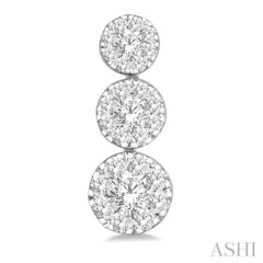 Round Shape Past Present & Future Lovebright Essential Diamond Earrings