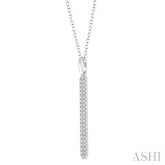 Vertical Bar Diamond Pendant