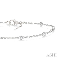 Diamond Station Chain Bracelet