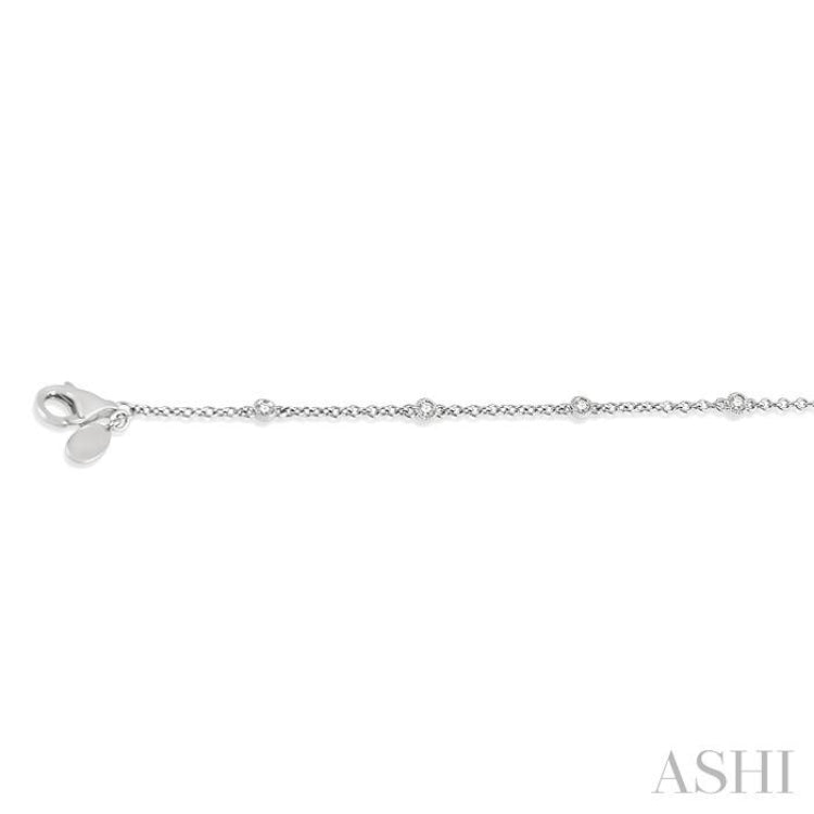 Diamond Station Chain Bracelet