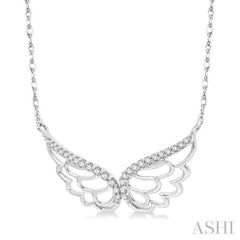 Angel Wings Diamond Necklace