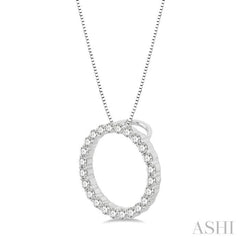 Circle Diamond Pendant