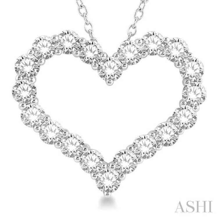 Heart Shape Diamond Pendant