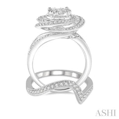 Flower Lovebright Diamond Wedding Set