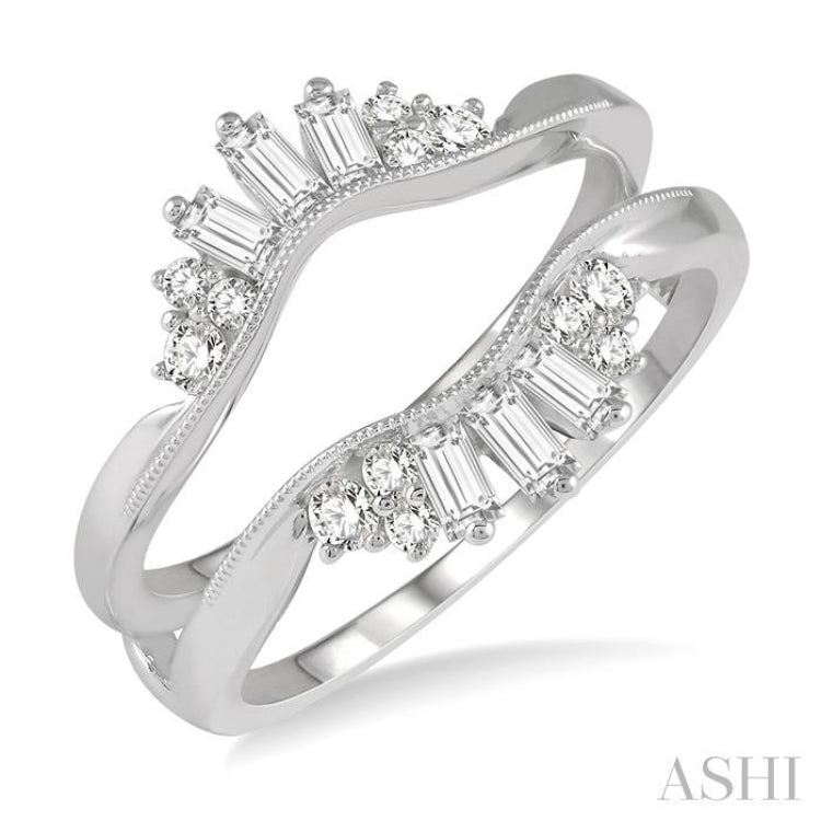 Baguette Diamond Insert Ring