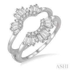 Baguette Diamond Insert Ring