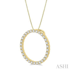 Circle Diamond Pendant